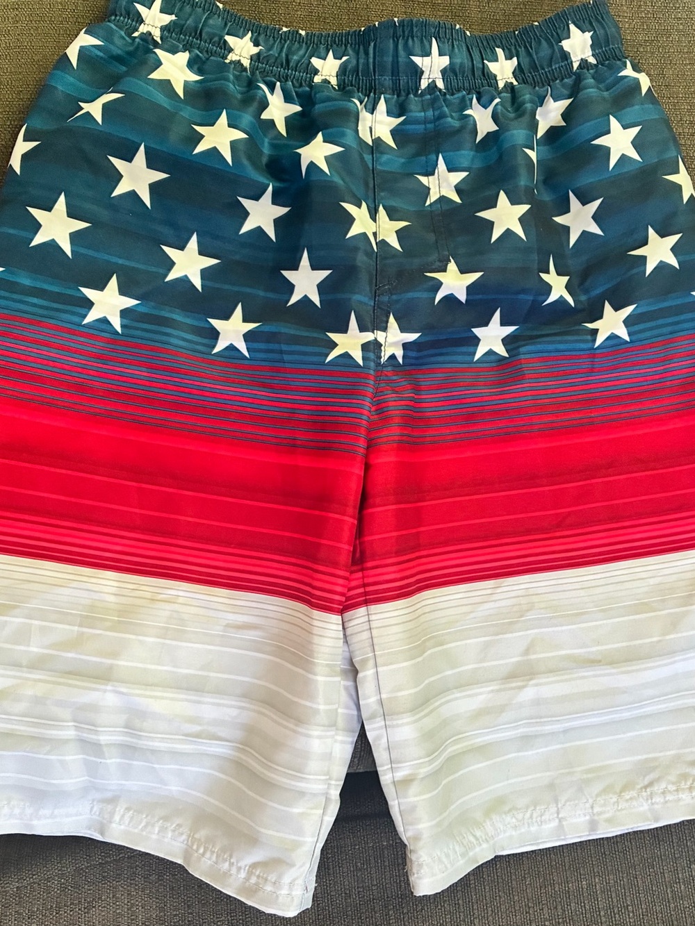 Under Armour Red, Blue & White Star Stripe Athletic Shorts